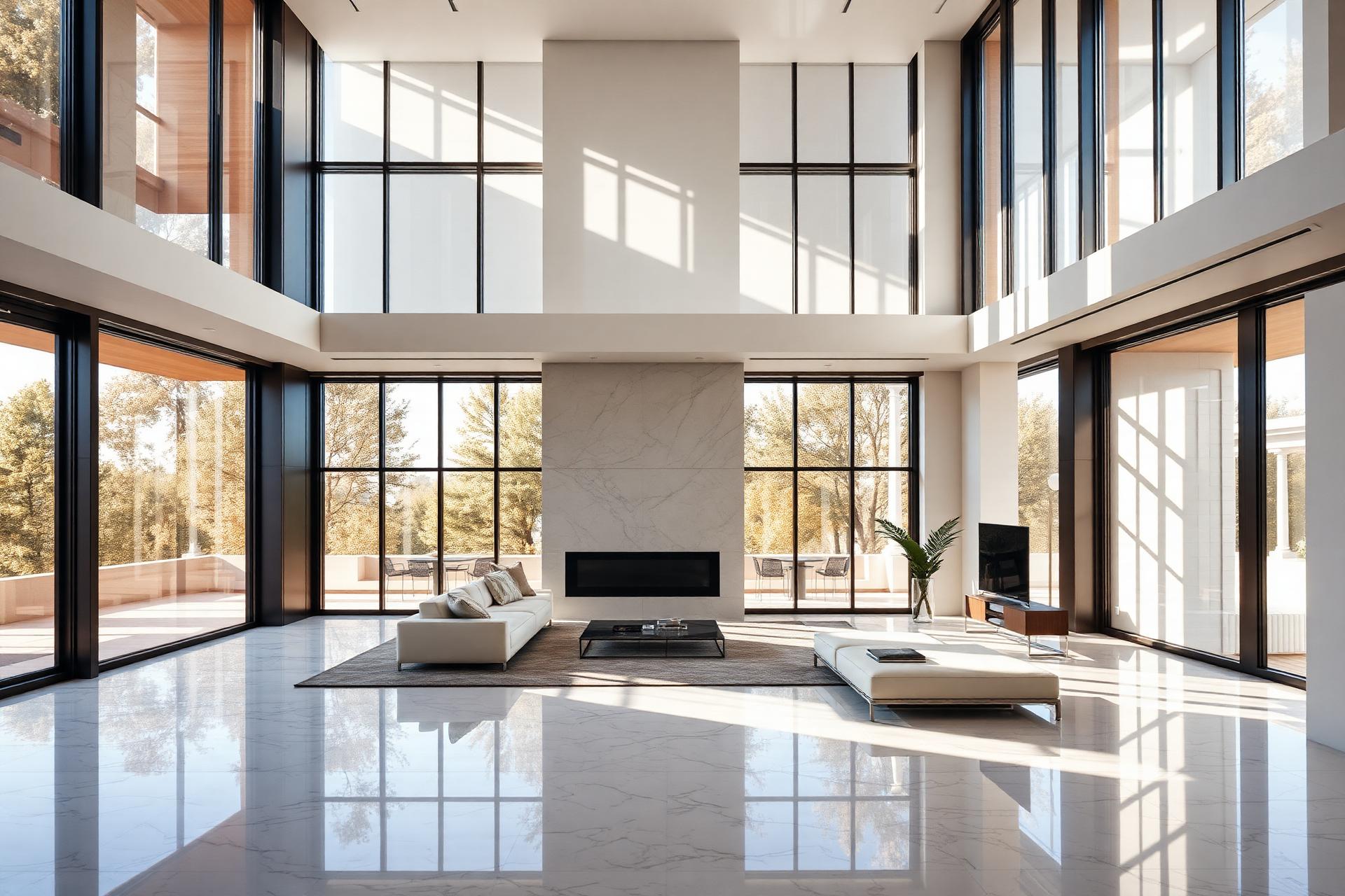 Ambiente luxuoso, moderno e impecavelmente limpo